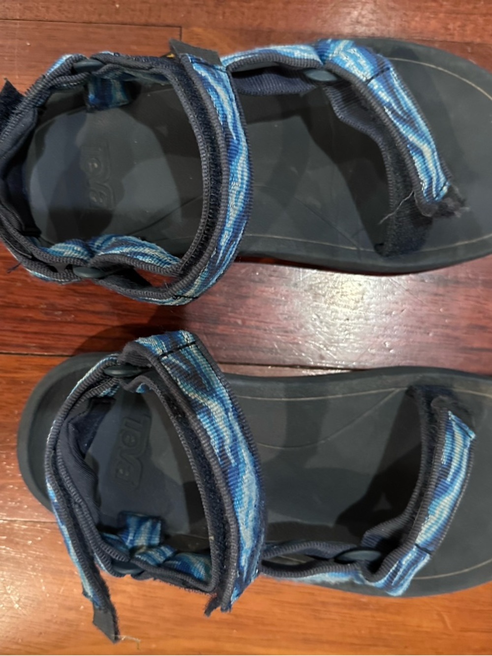 Teva Gray and Blue Strappy Outdoor Sandals